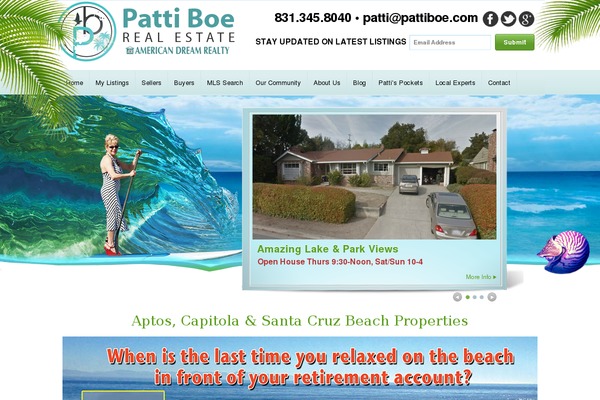 pattiboe.com site used Realtr