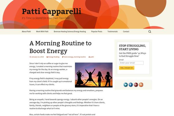 WordPress website example screenshot