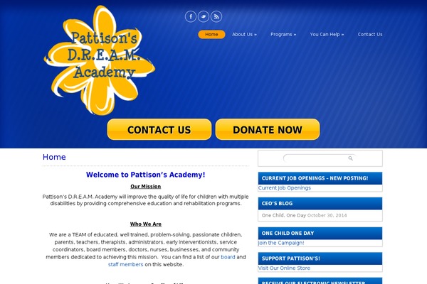 pattisonsacademy.org site used Ultimate_theme