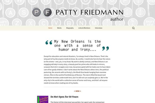 Twenty Thirteen theme site design template sample