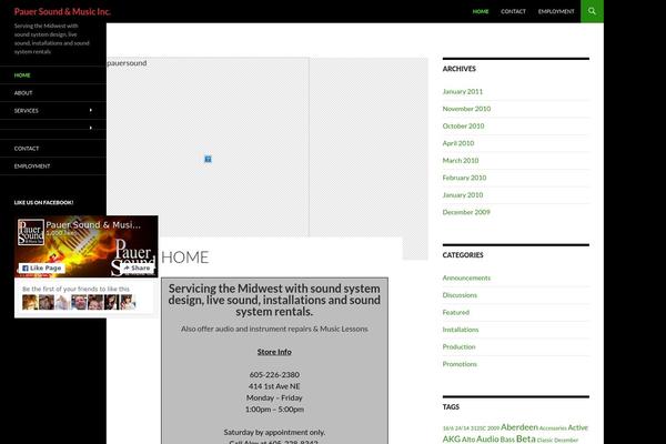 WordPress website example screenshot