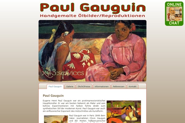 paul-gauguin.pw site used Theme_gauguin