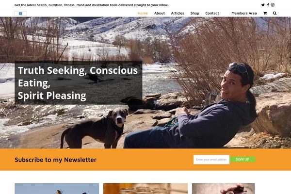 WordPress website example screenshot