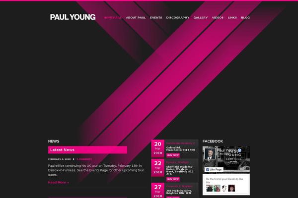 paul-young.com site used Wp_muzak5-v3.1.1