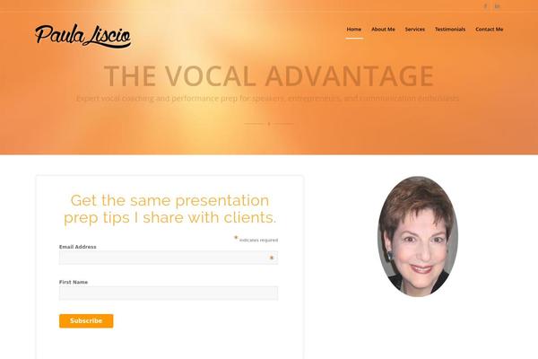 Enfold theme site design template sample