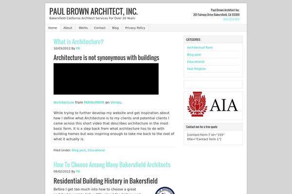 Genesis theme site design template sample