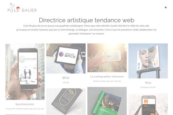 Bridge Child theme site design template sample