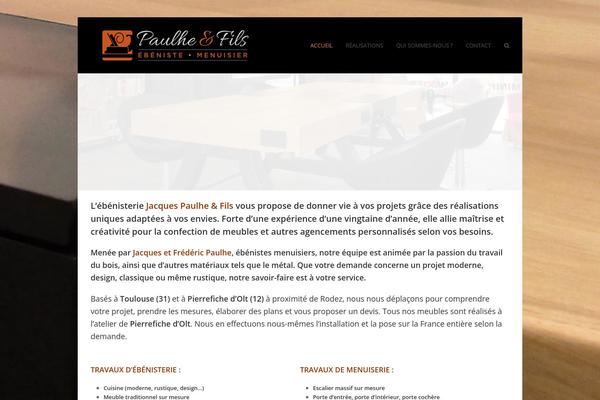 WordPress website example screenshot