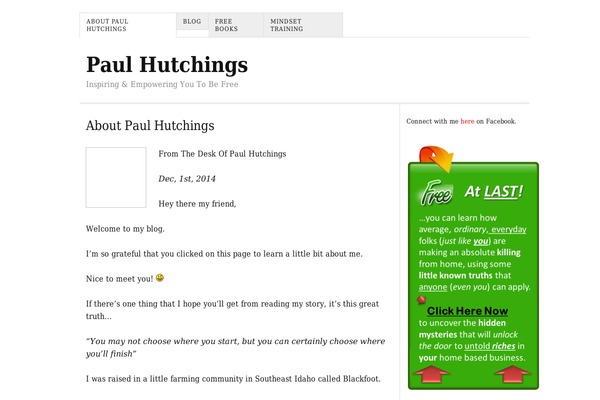 WordPress website example screenshot
