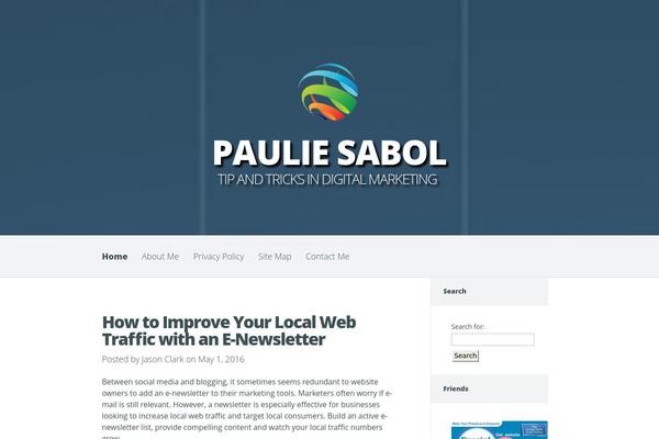 WordPress website example screenshot