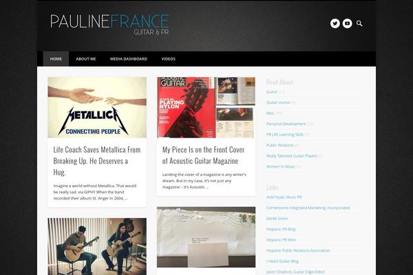 Pinboard theme site design template sample