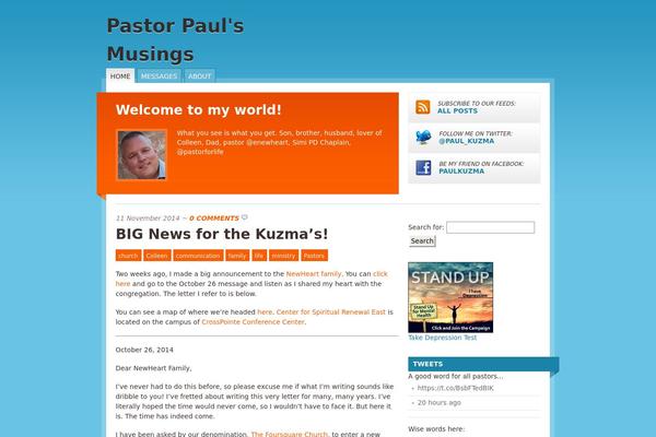 paulkuzma.com site used Mainstream