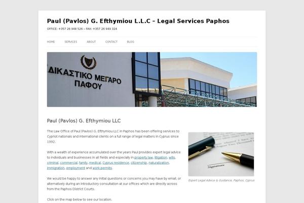 WordPress website example screenshot