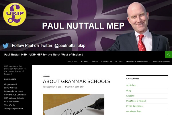 WordPress website example screenshot