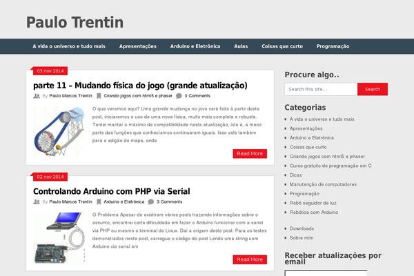 paulotrentin.com.br site used Ribbon