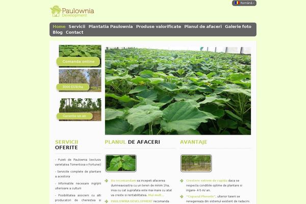 paulowniadevelopment.ro site used Paulownia