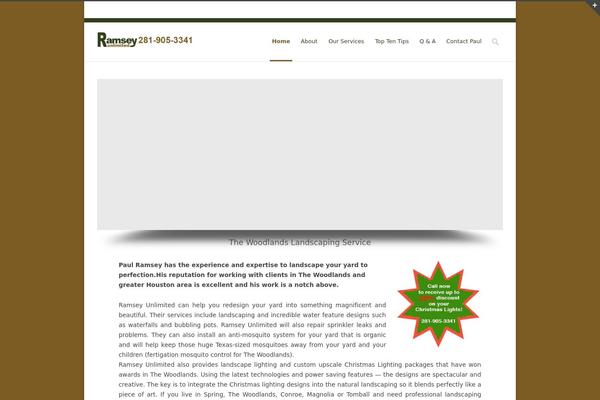 WordPress website example screenshot