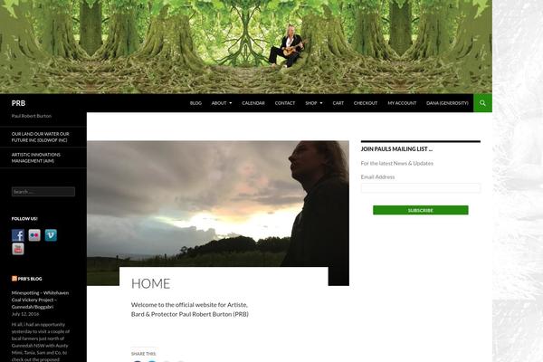 Twenty Fourteen theme site design template sample