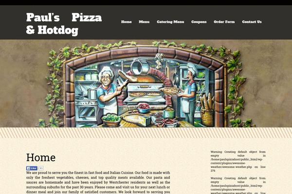 Neve theme site design template sample