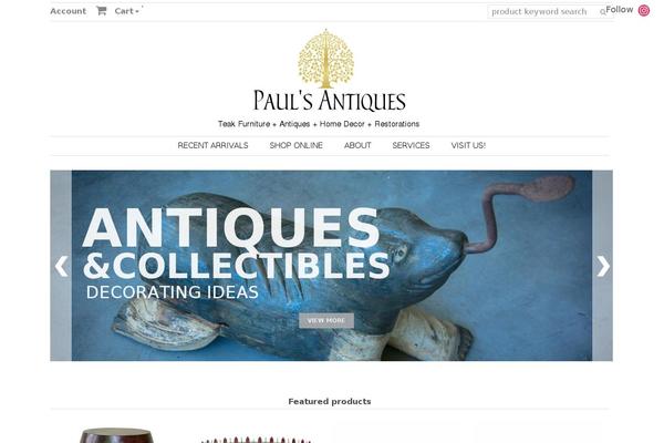 paulsantiques.com site used Theme47410