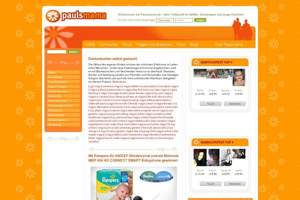 paulsmama theme websites examples