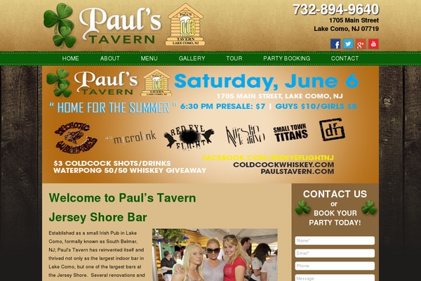 paulstavern.com site used Pauls