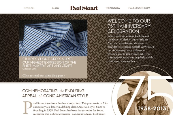 paulstuart75years.com site used Paul-stuart