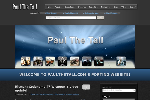 paulthetall.com site used Quicker