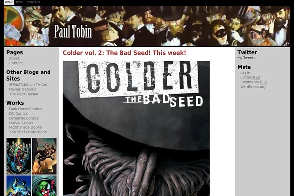 WordPress website example screenshot