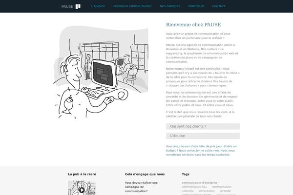 WordPress website example screenshot