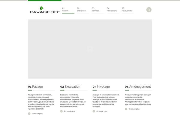 Industrial theme site design template sample