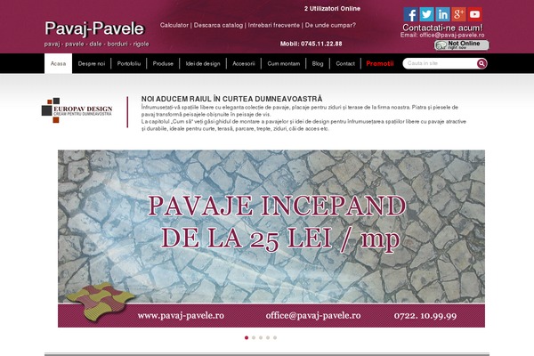 pavaj-pavele.ro site used Mine
