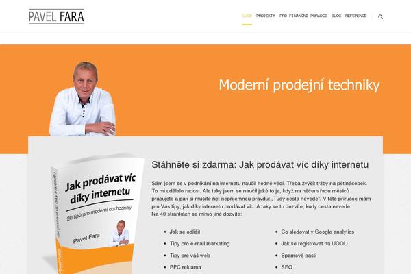 pavelfara.cz site used Pressive