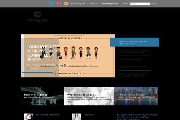 pavilion theme websites examples
