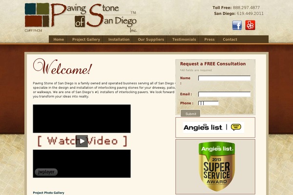 pavingstoneofsandiego.com site used Pavingstone