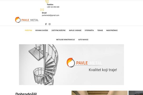 pavlemetal.com site used Pavlemetal