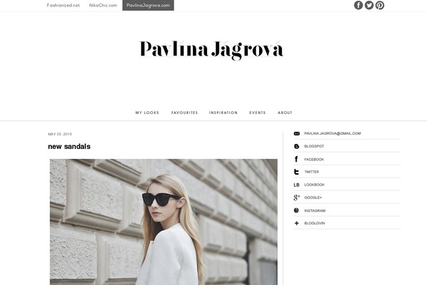 pavlinajagrova.com site used Fashionized