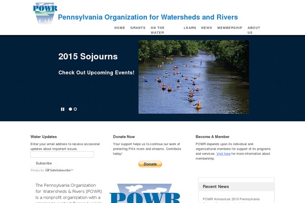 pawatersheds.org site used Dotorg