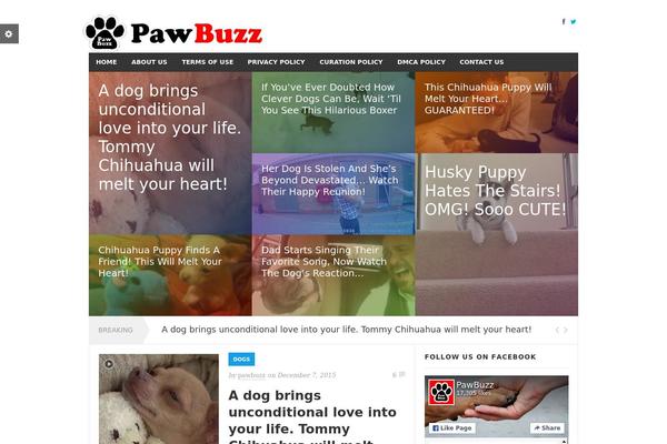pawbuzz.com site used Rexus-child-theme