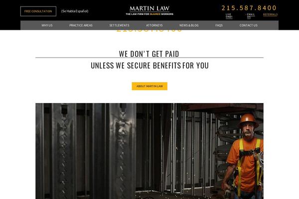 Martin theme site design template sample