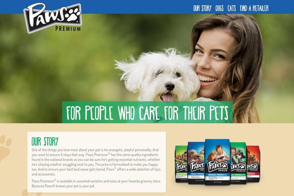 pawsforpets.com site used Paws