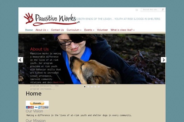 WordPress website example screenshot