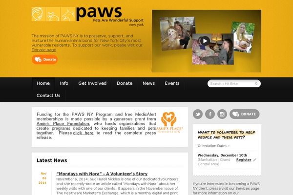 pawsny.org site used Nook