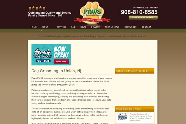 pawspetgrooming.com site used Klein