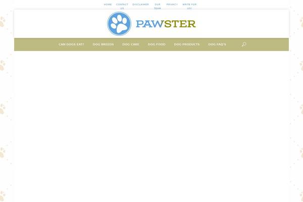 pawster.com site used Vlog