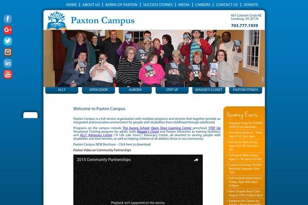 paxtoncampus.org site used Paxton-campus