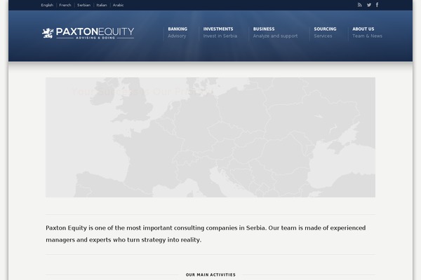 paxtonequity.com site used Karma