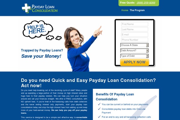 WordPress website example screenshot