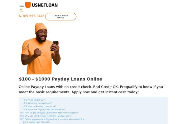 paydayloansforusa.org site used Usnetloan_theme
