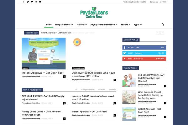 Newspaper theme site design template sample